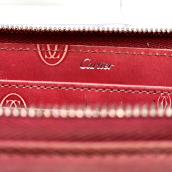 CARTIER- 'HAPPY BIRTHDAY' ZIPPED INTERNATIONAL WALLET - Picture 9 of 16